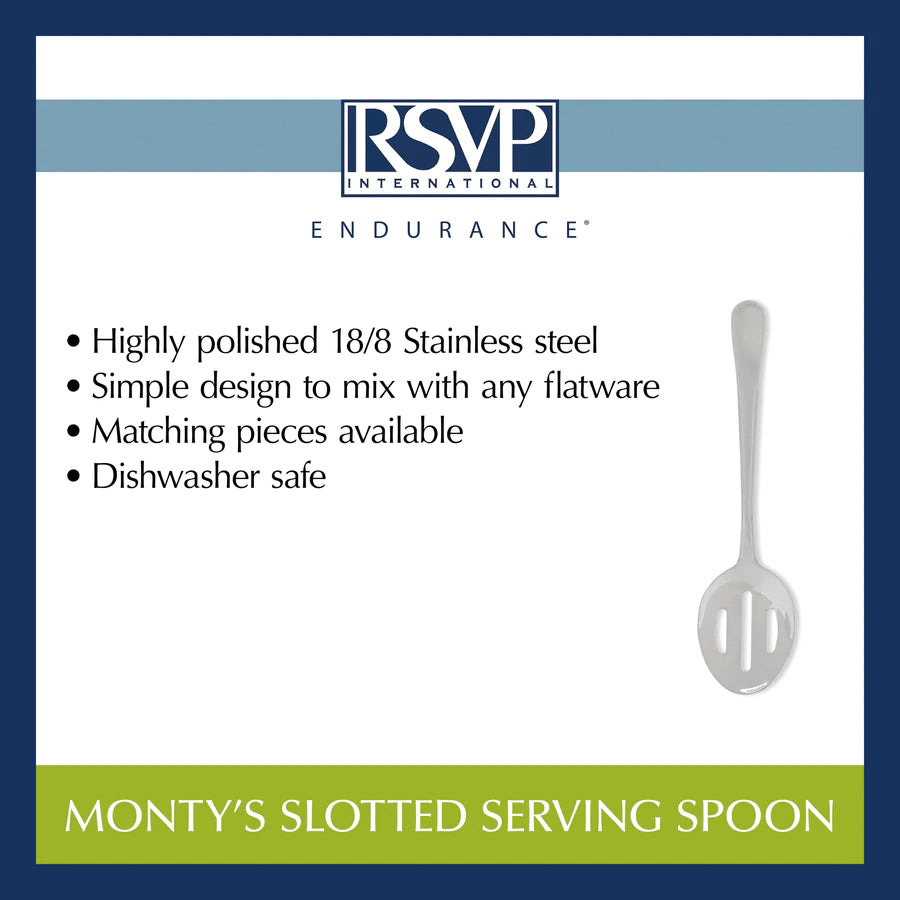 Monty's Slotted Serving Spoon