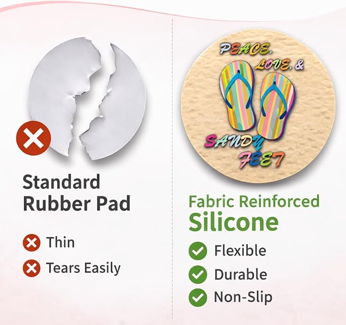 Sandy Feet Silicone Jar Opener