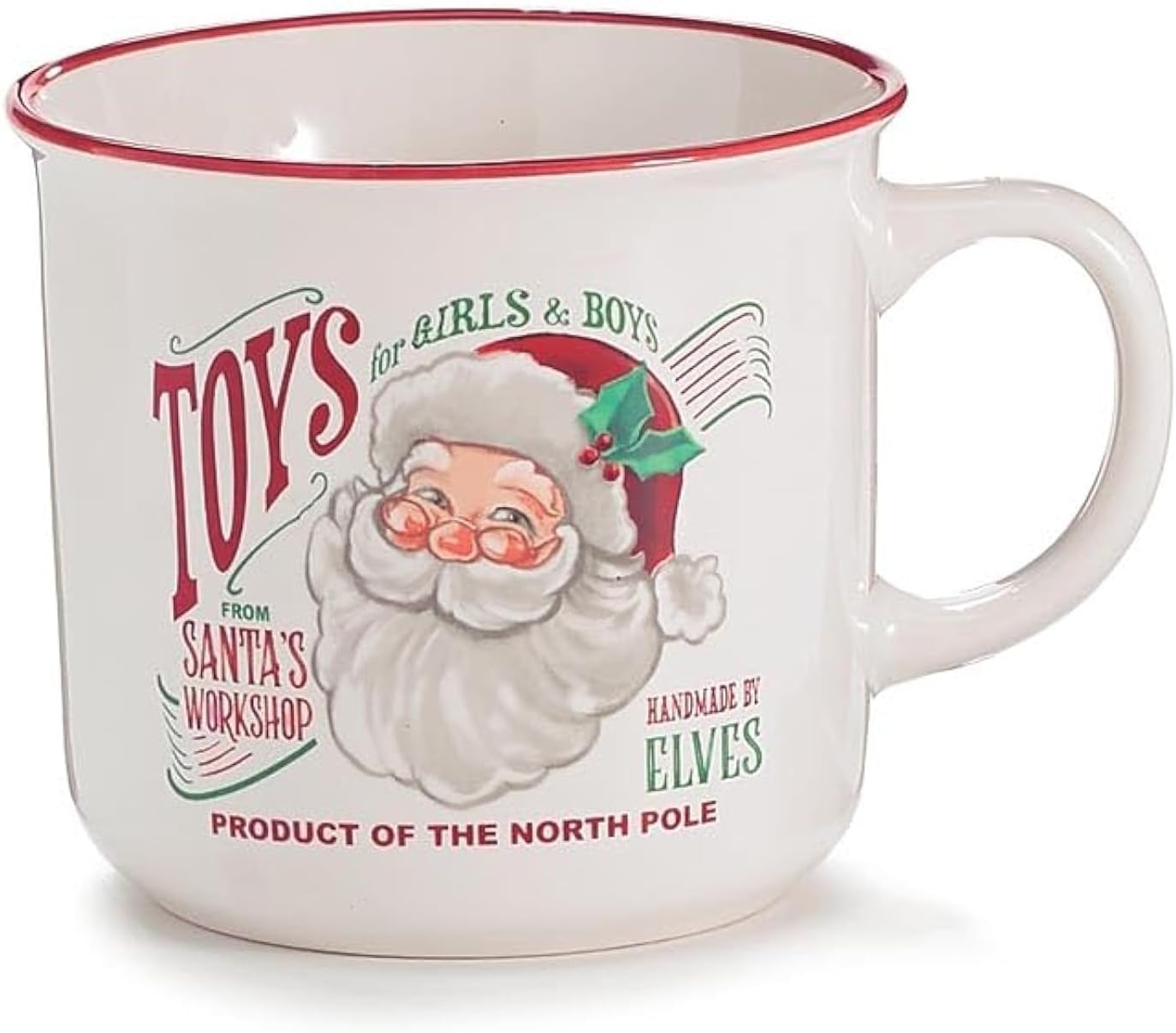 Santa With Gifts for Girls and Boys Coffee Mug
