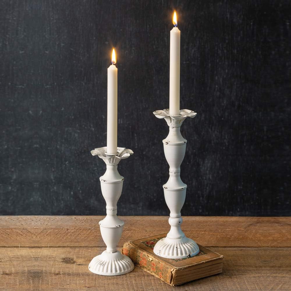 Delilah Metal Candlesticks Set of 2