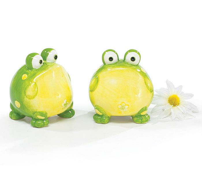 Toby Toad Ceramic Salt Pepper Set