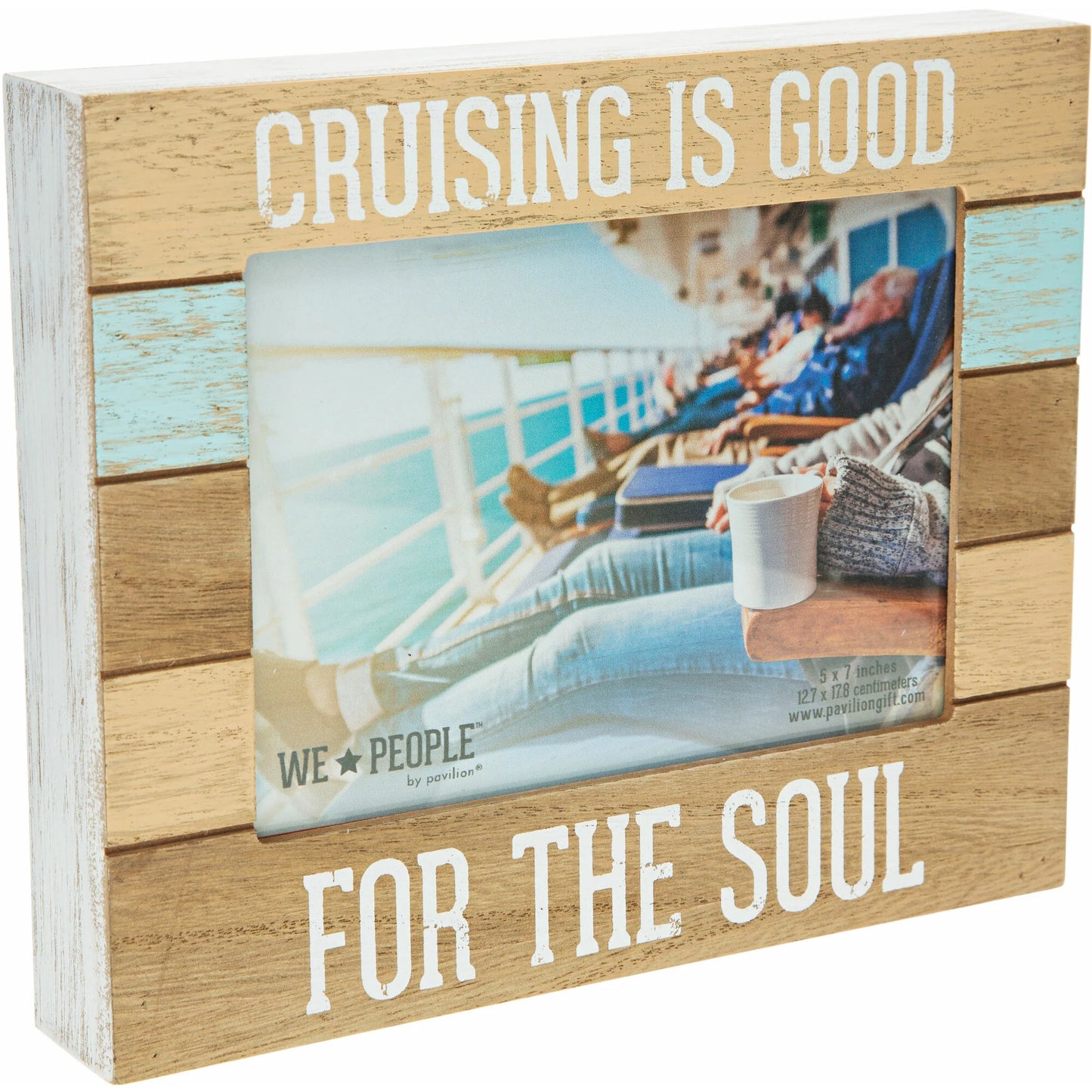 Cruise People 9" x 7.25" Frame (Holds 5" x 7" photo)