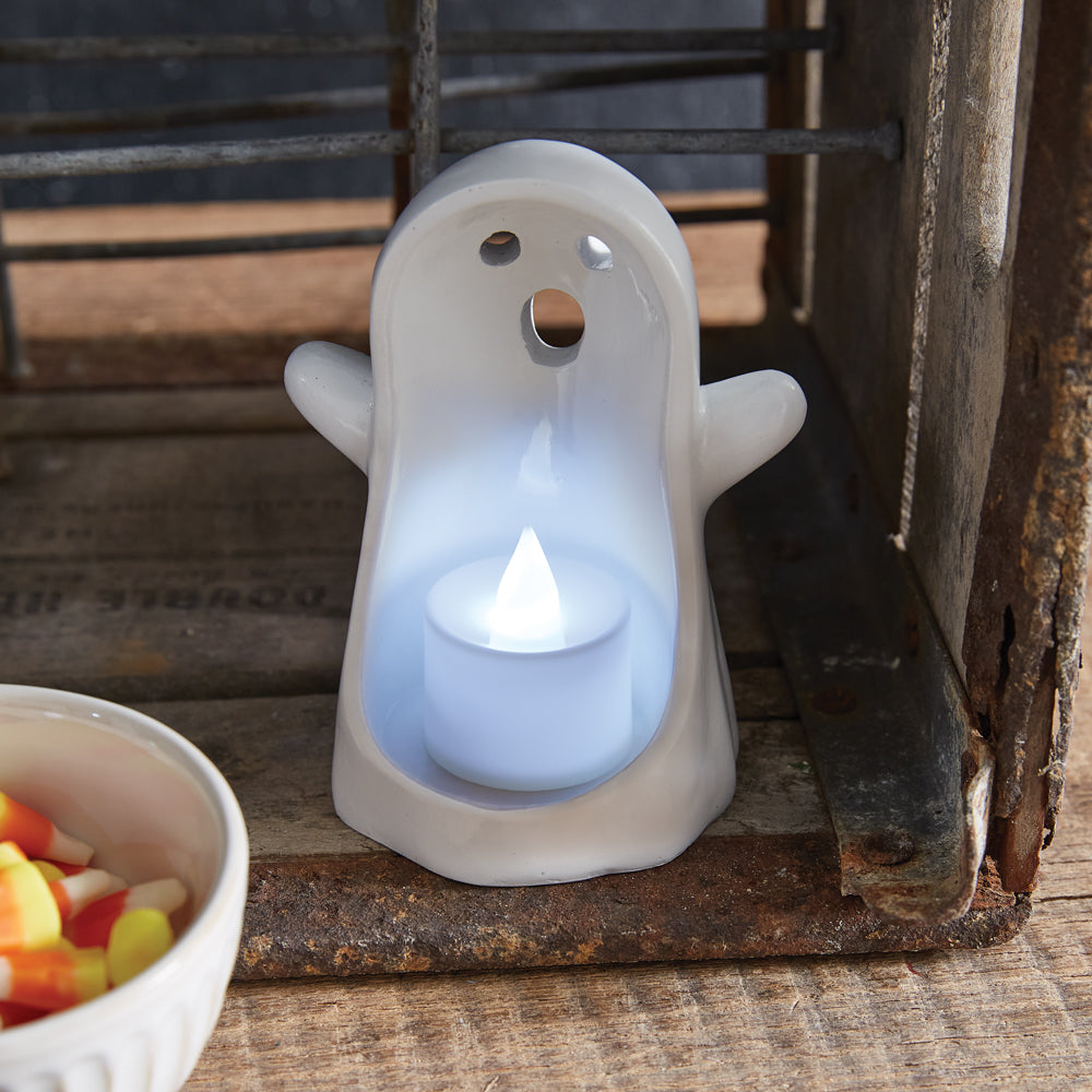 Ghost Tea Light Holder with LED