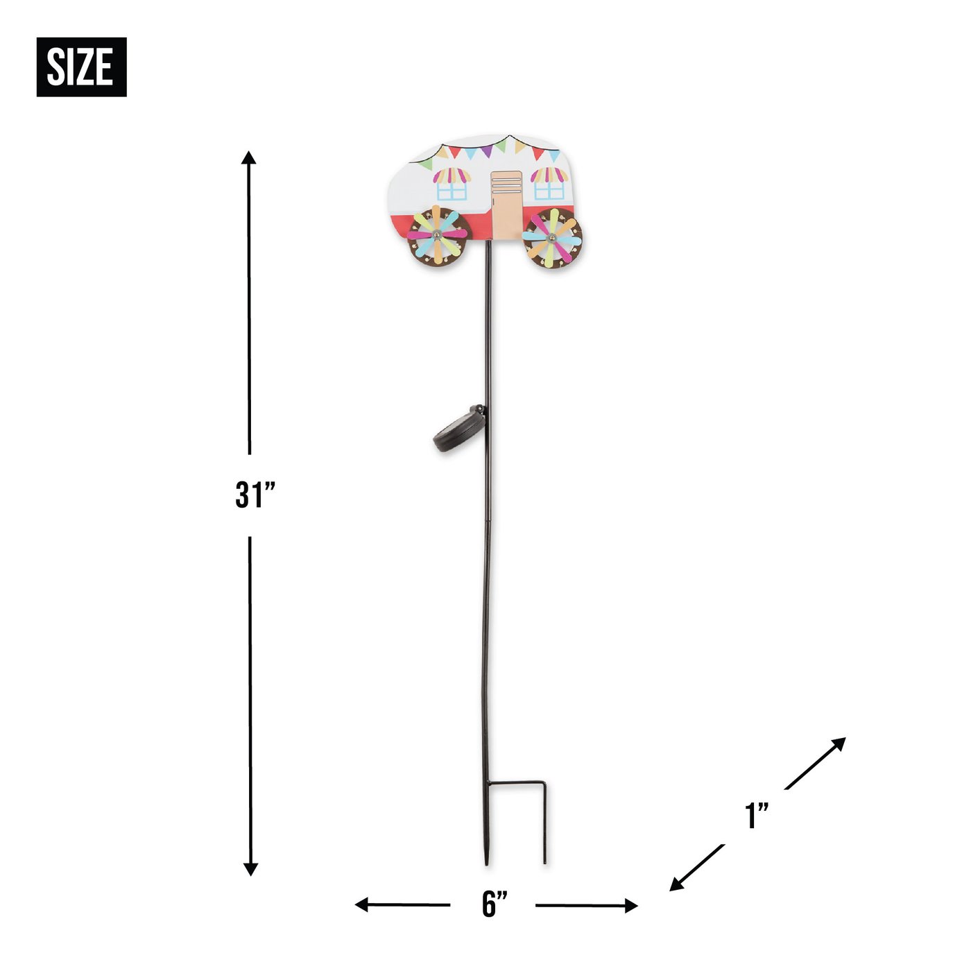 Camper Solar Stake