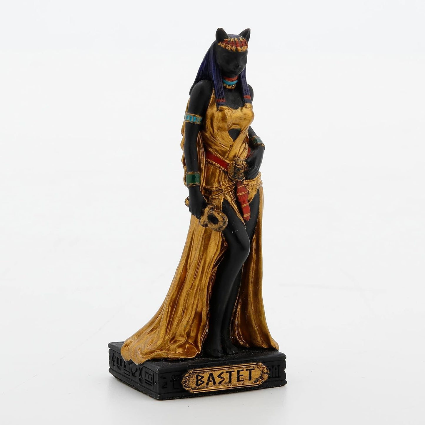 Egyptian Gods Miniature Collectible Resin Figurine (Bastet)