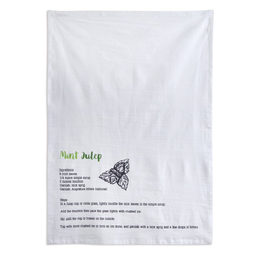 Set of Two Cocktail Recipes Tea Towels