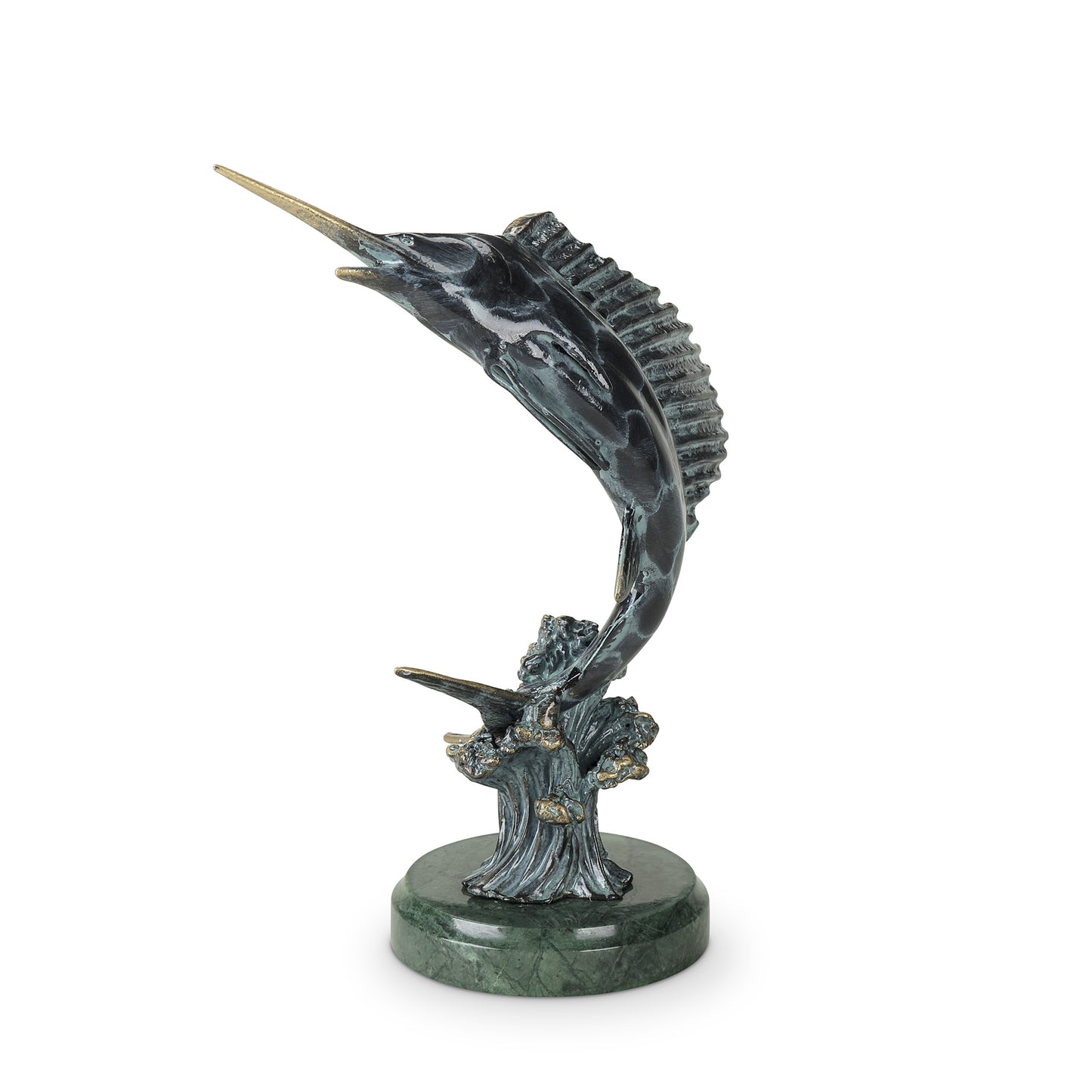 Cast Aluminum Feeding Frenzy Sailfish - Silas