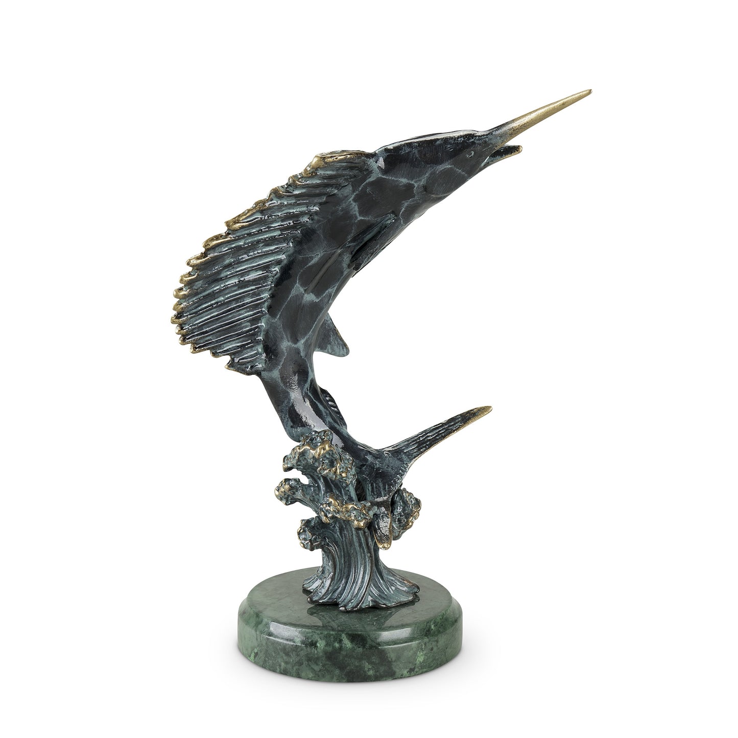 Cast Aluminum Feeding Frenzy Sailfish - Silas