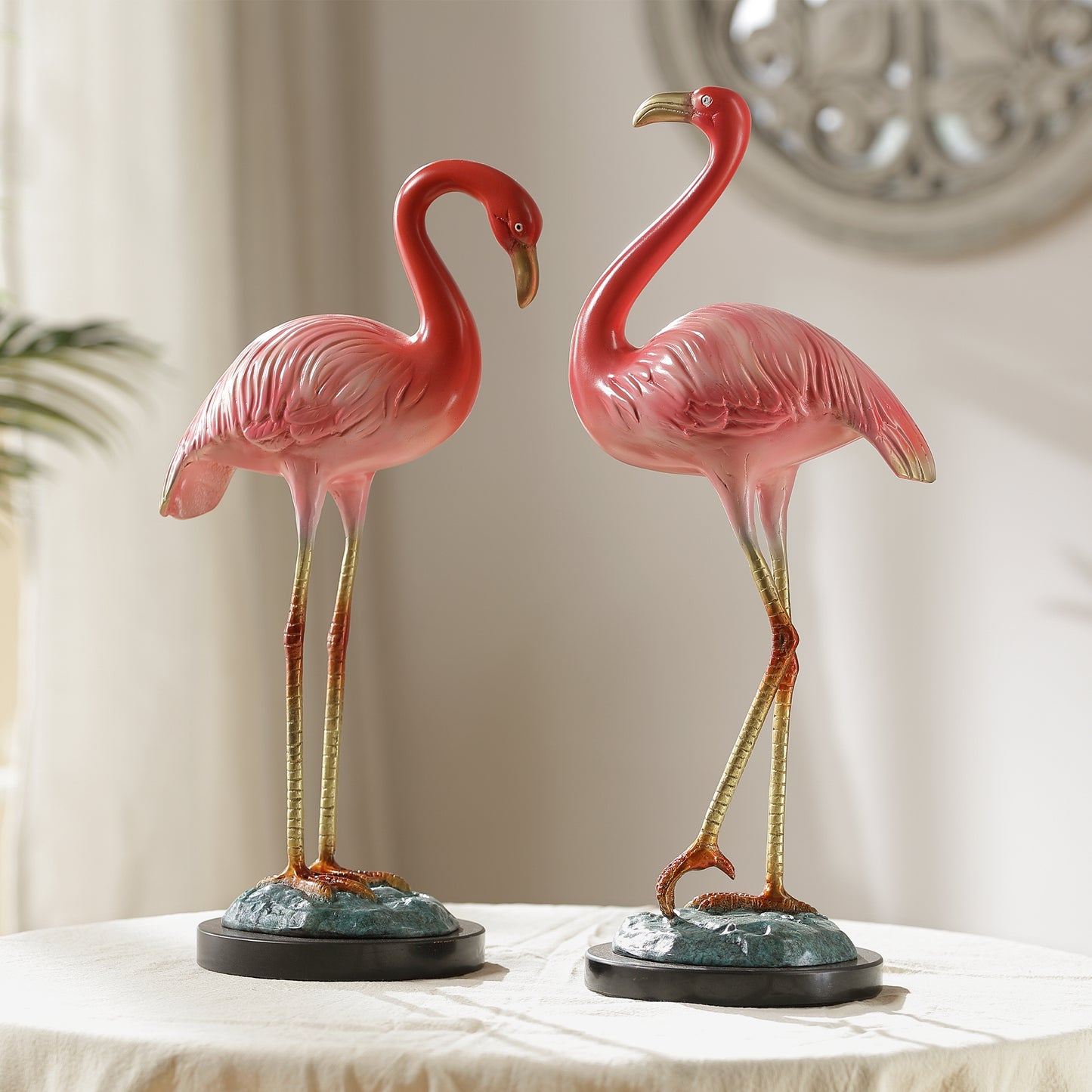 Fun-Loving Flamingo Pair