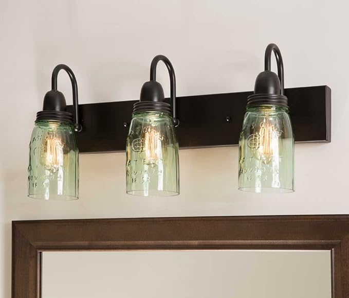 Mason Jar Vanity Lamp