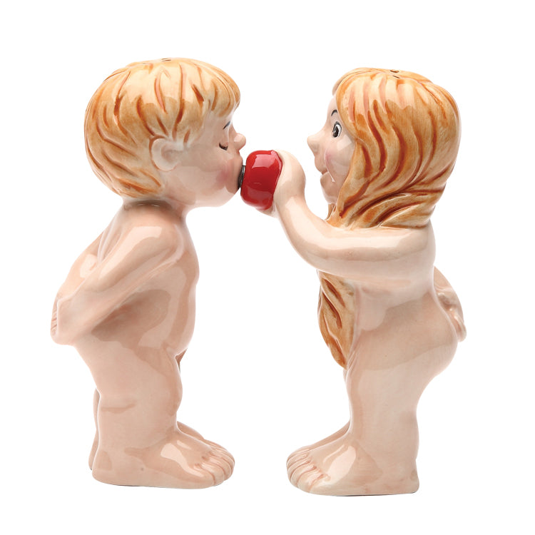 Adam and Eve Salt and Pepper Shakers
