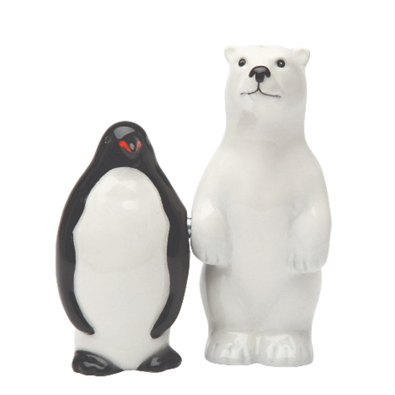 Polar Opposites Salt and Pepper Shakers