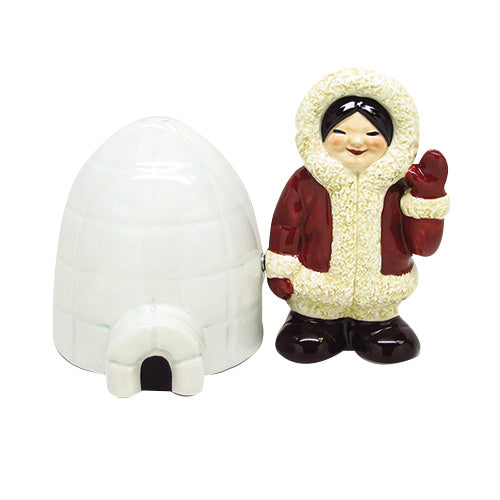 Eskimo and Igloo Attractives Salt Pepper Shaker