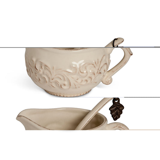Acanthus Sauce Boat With Ladle
