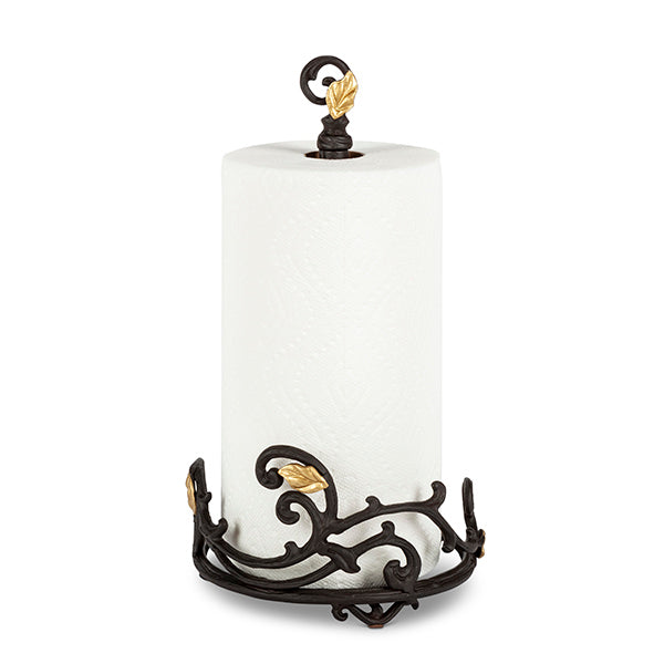 Gold Metal Paper Roll Holder