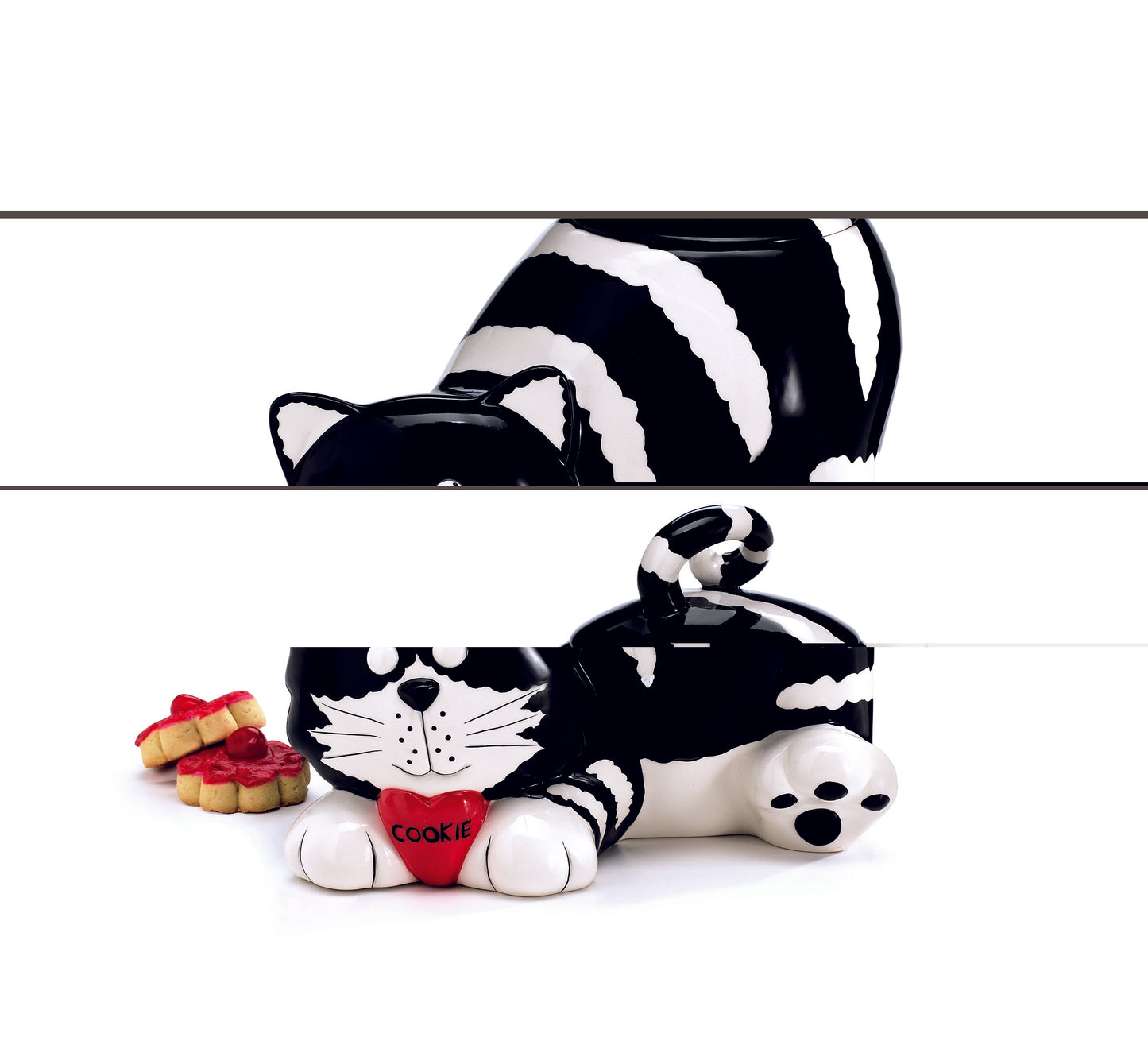 Cookie Jar Chester Cat Lying