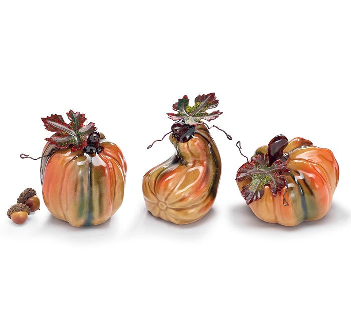 Mini Ceramic Pumpkin Assorted