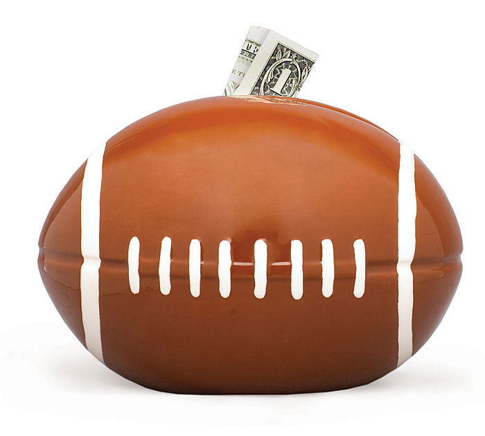 Ceramic Football Bank