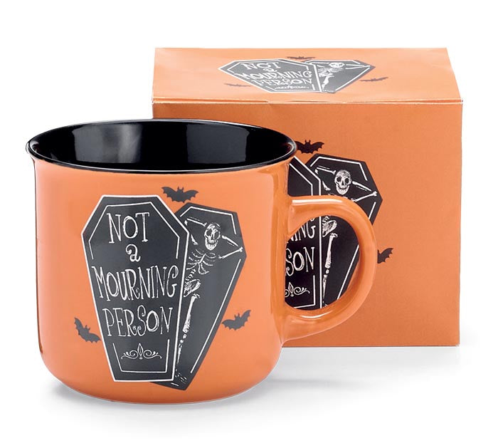 Skeleton in Coffin Mug