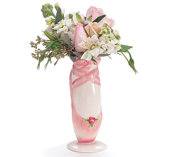 Pink Ballerina Beauty Ceramic Vase