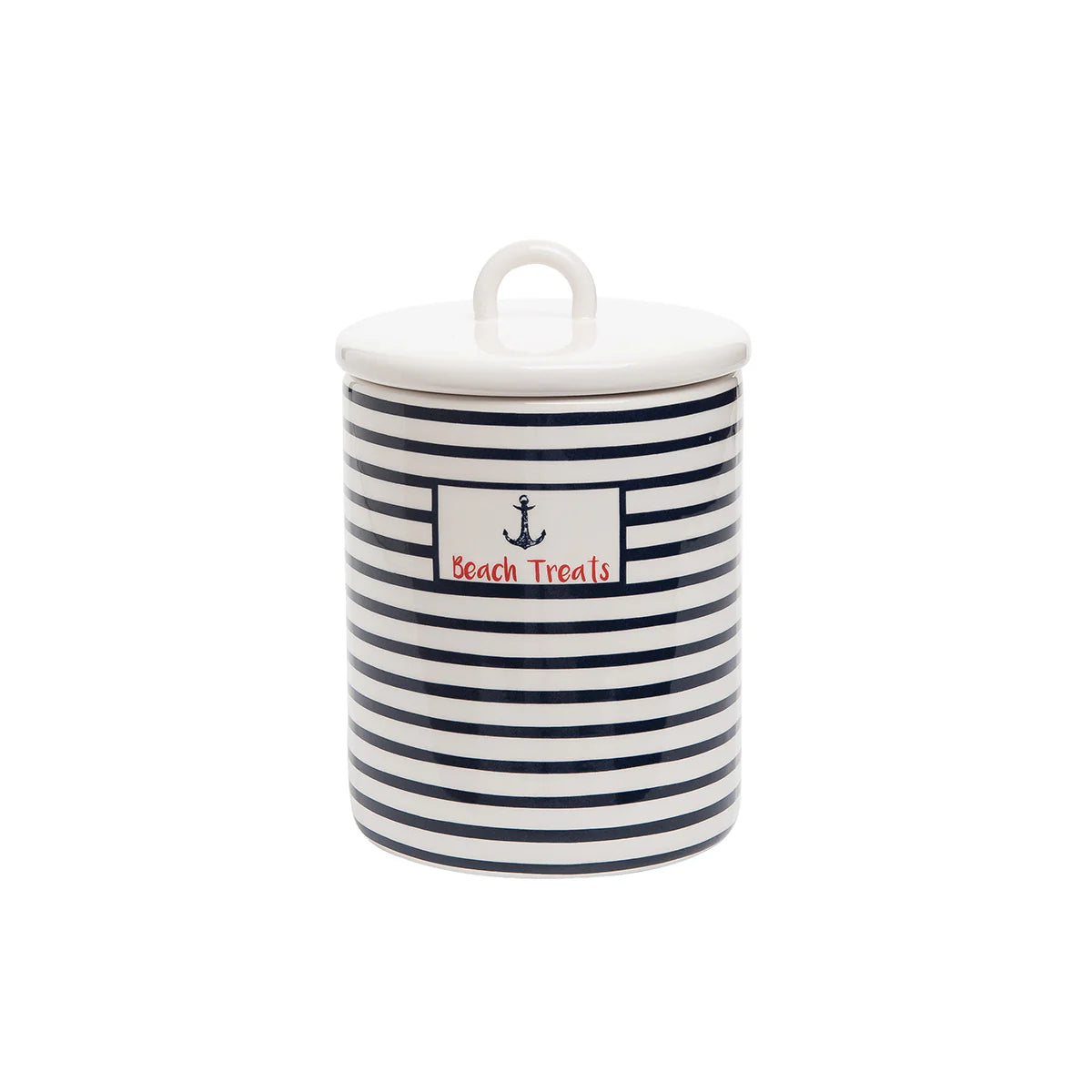 Nautical Tread Jar with Lid