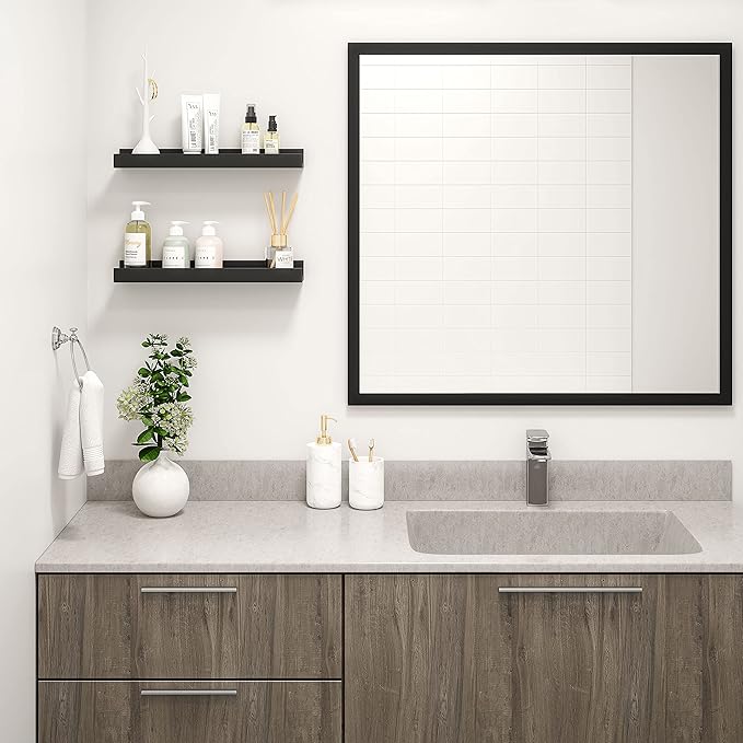 24" Floating Display Ledge Shelves (Set of 2)