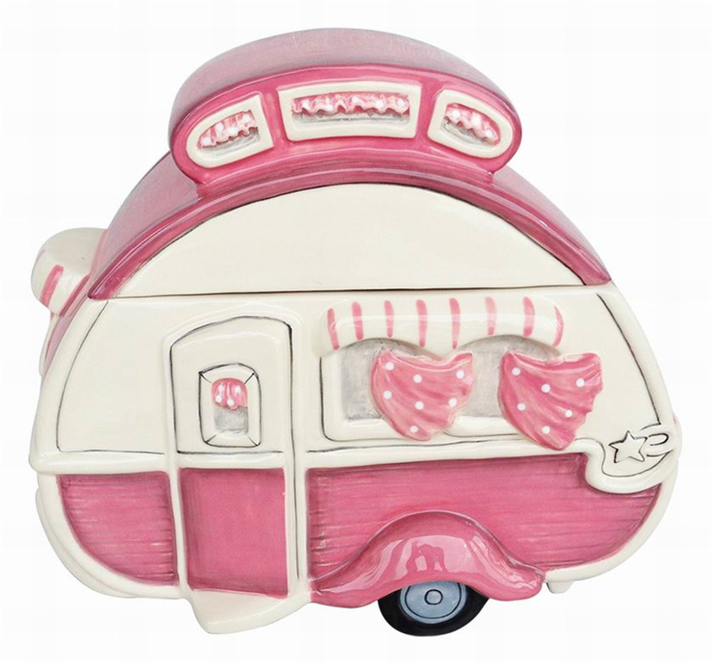 Retro Camper Cookie Jar - Pink