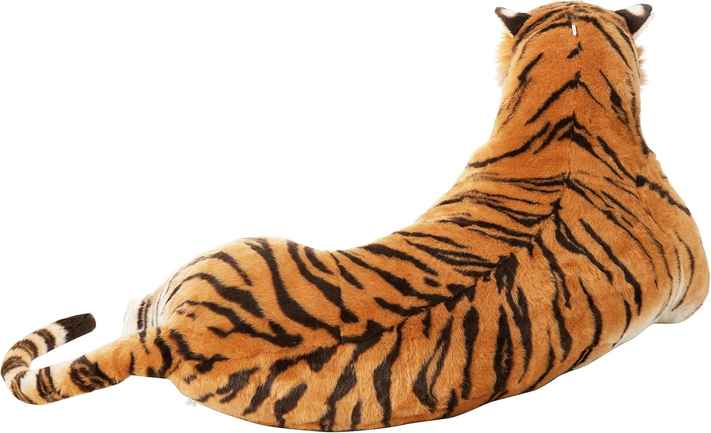 Giant Lying Tiger Plush 25" H x 58" L Soft, Cuddly, Realistic and Stuffed Animal - Great Mascot for Tiger Fans