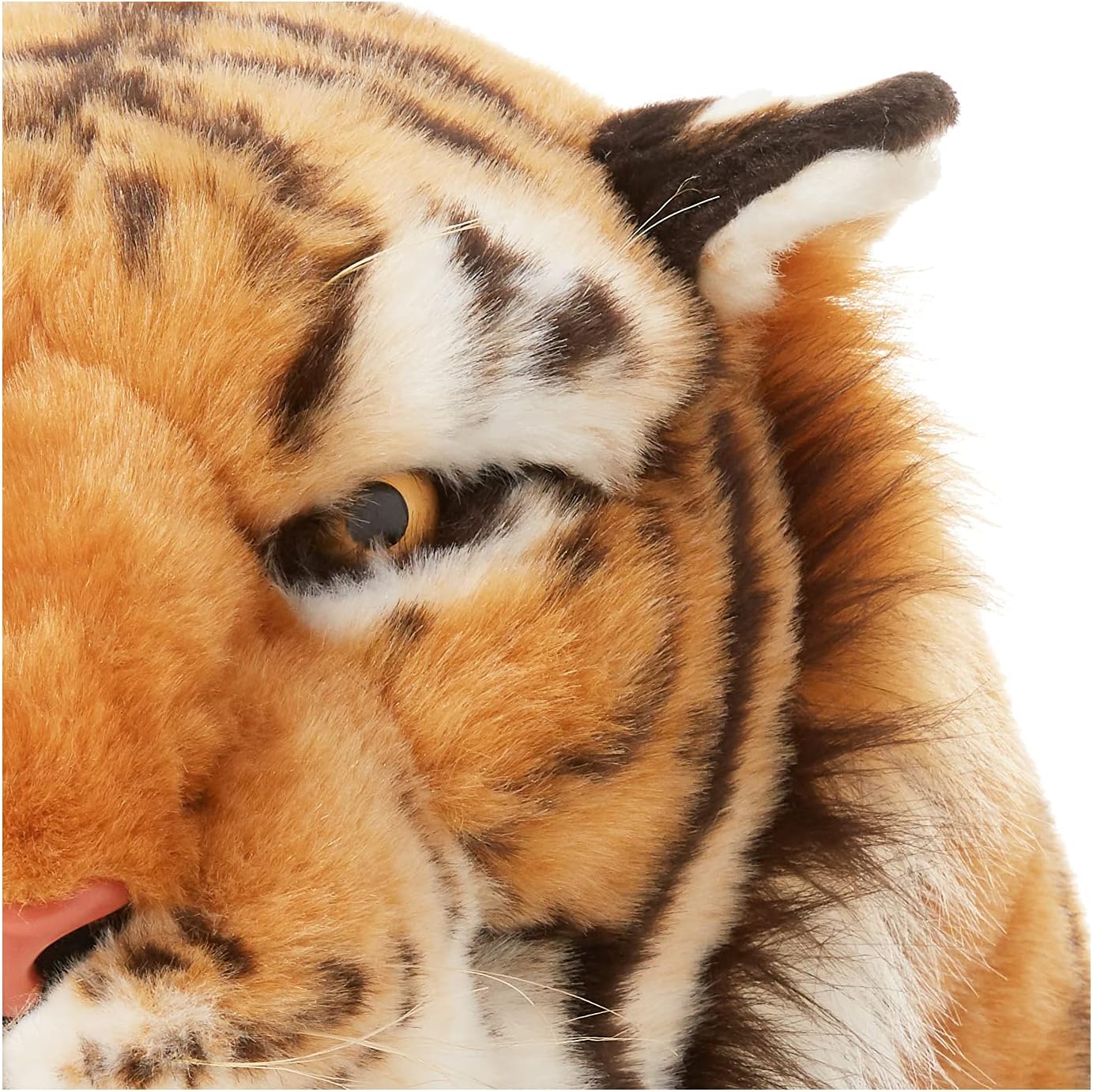 Giant Lying Tiger Plush 25" H x 58" L Soft, Cuddly, Realistic and Stuffed Animal - Great Mascot for Tiger Fans