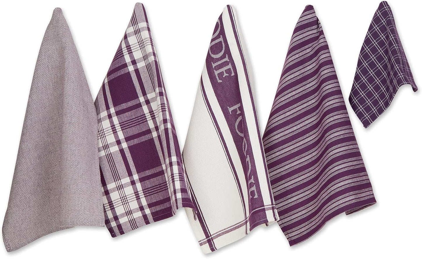 Eggplant Dishtowel & Dishcloth