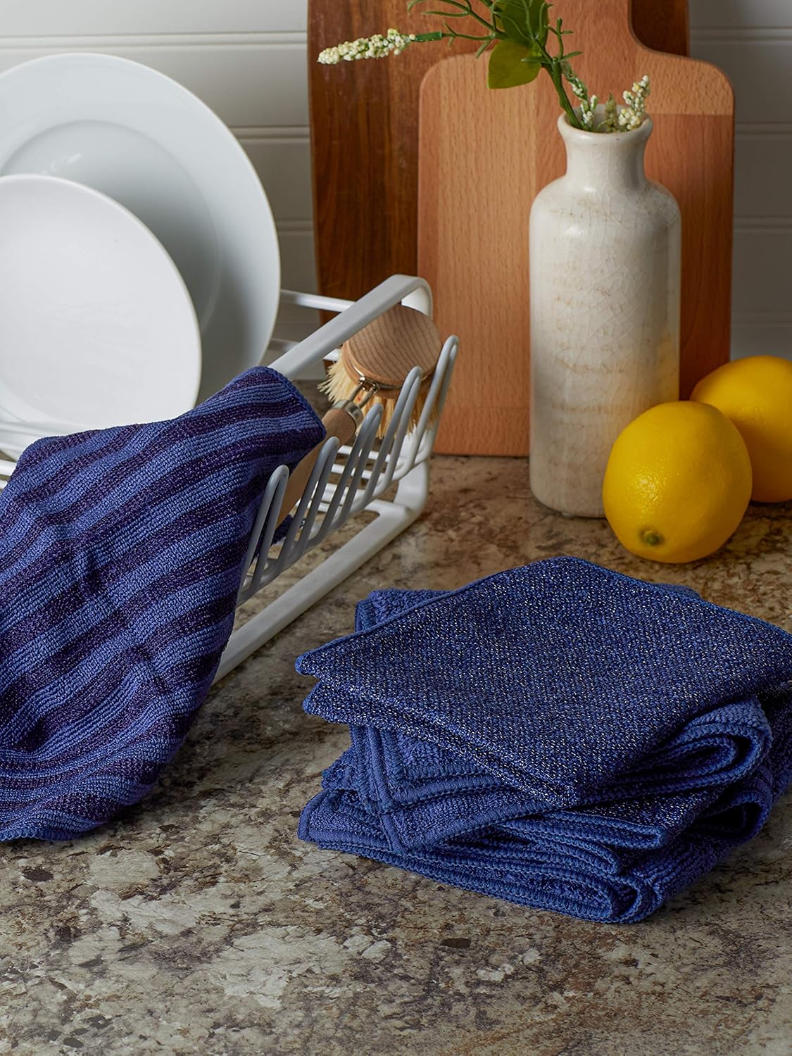 Microfiber Multi Purpose Cloths - Nautical Blue