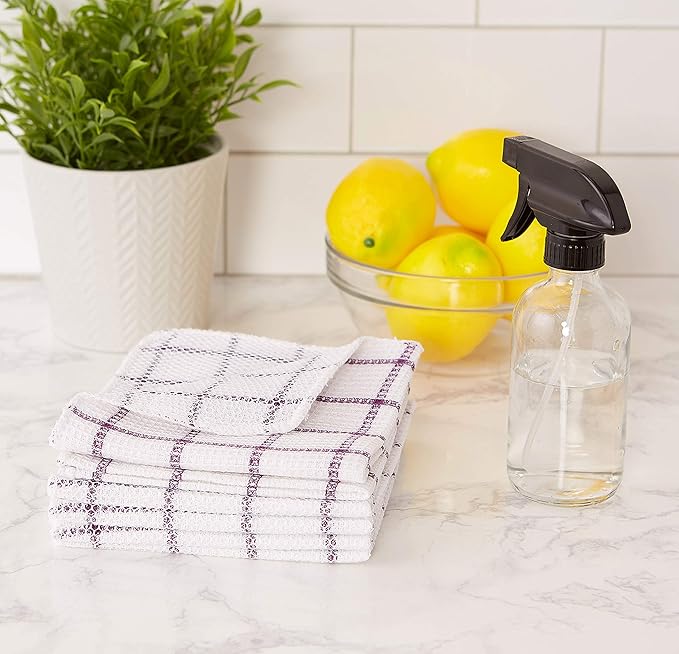 Scrubber Dishcloths Collection Windowpane Dishrag Set