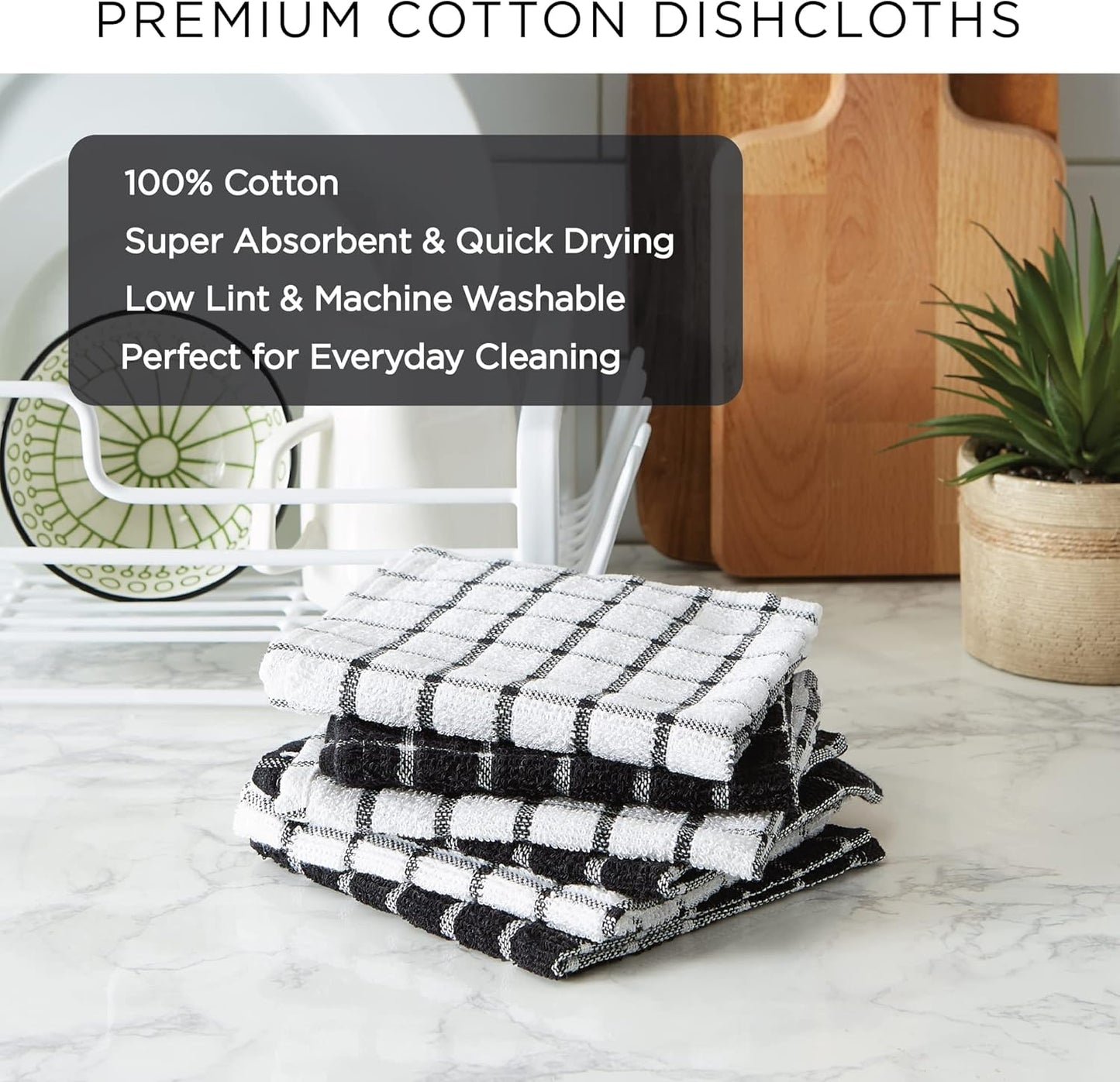 Assorted Terry Dishcloth Set