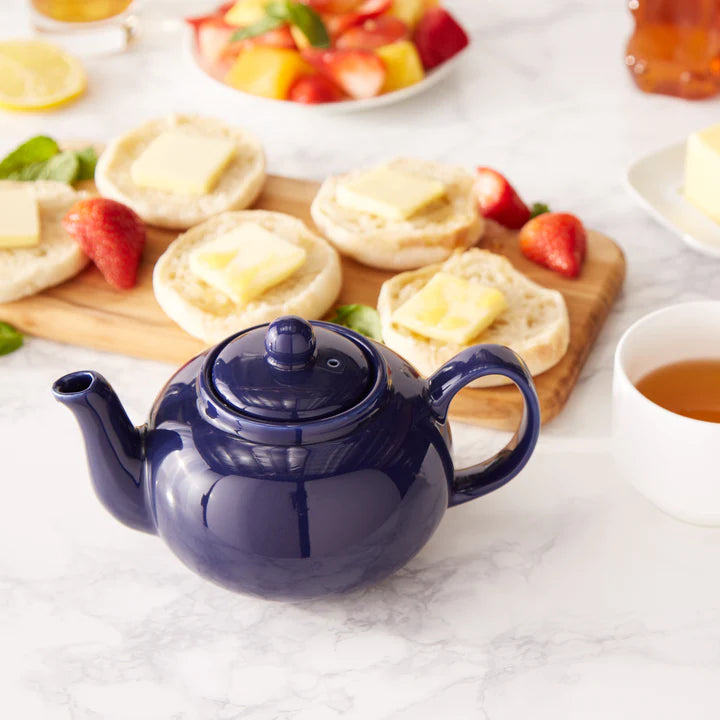 Blue 16oz Stoneware Teapot