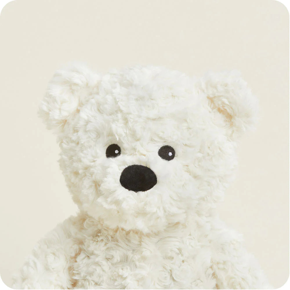 Cream Curly Bear Warmies