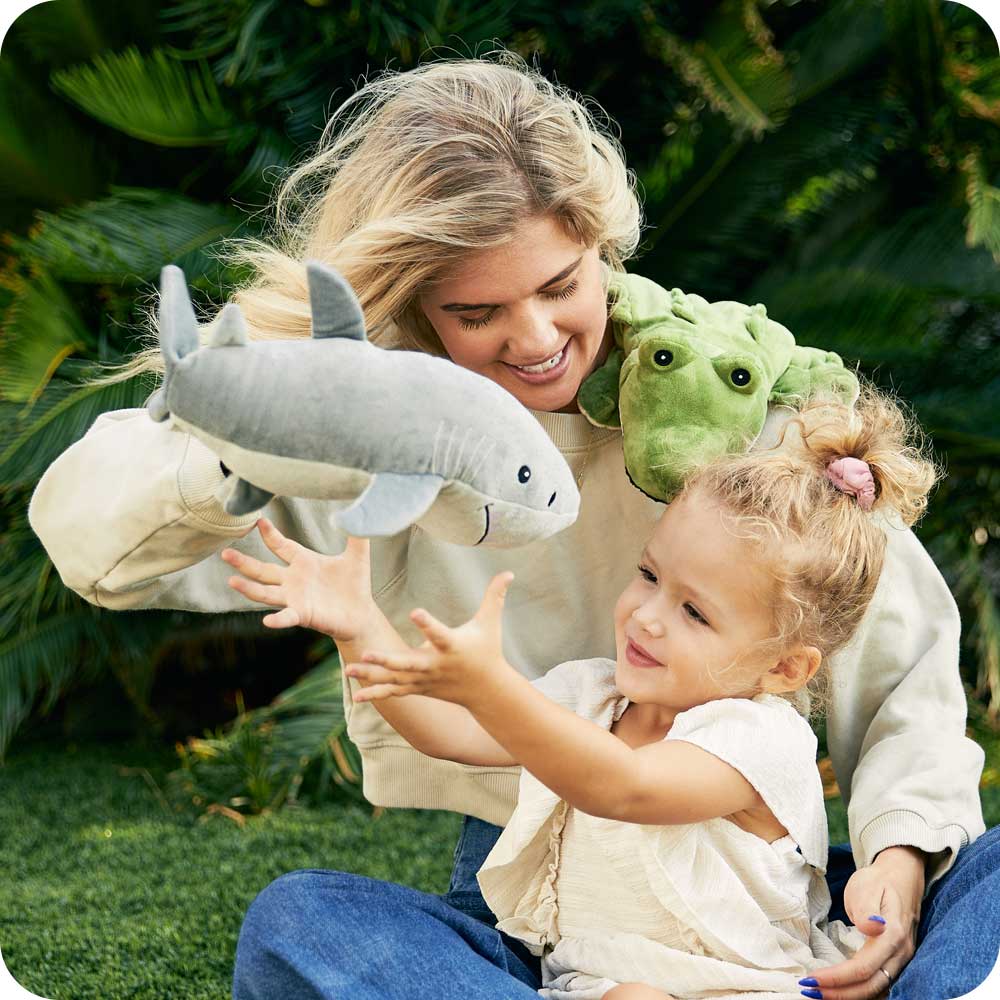 Multicolor Shark Warmies