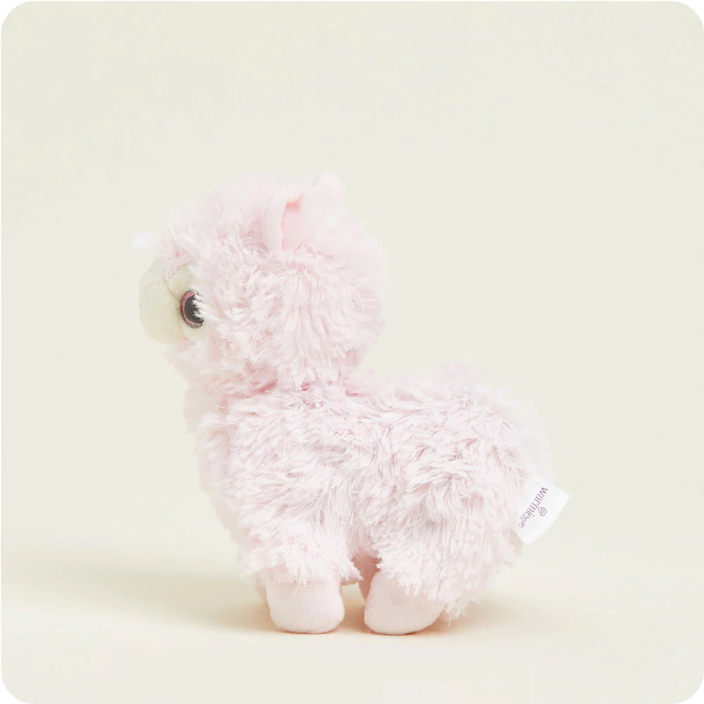 Pink Llama Warmies Junior