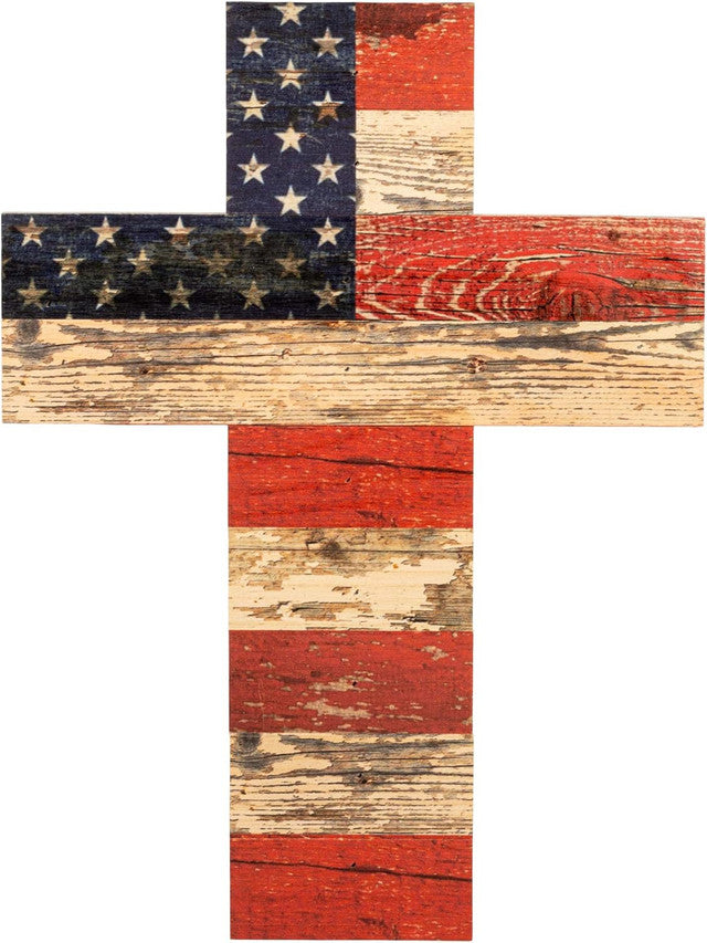 Cross - American Flag