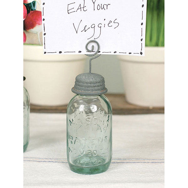 Mason Jar Place Card Holder