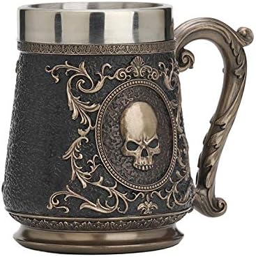 Skull Brooch Beer Stein (Stainless Steel Tumbler)