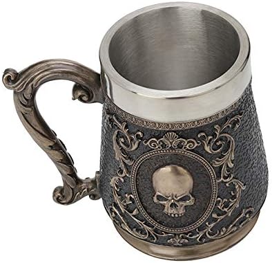 Skull Brooch Beer Stein (Stainless Steel Tumbler)