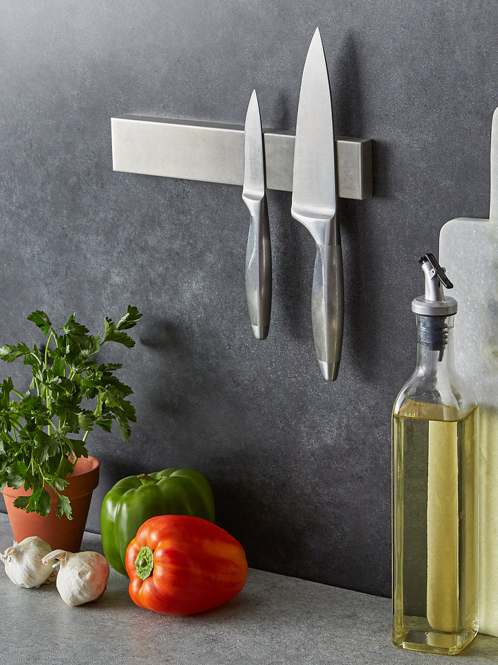 Deluxe Magnetic Knife Bar 10in