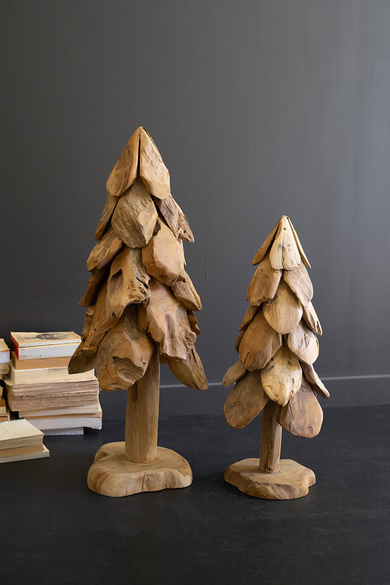 Large Rustic Teak Christmas Tree