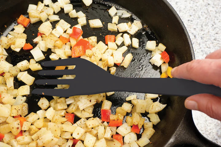 Black Silicone Fork