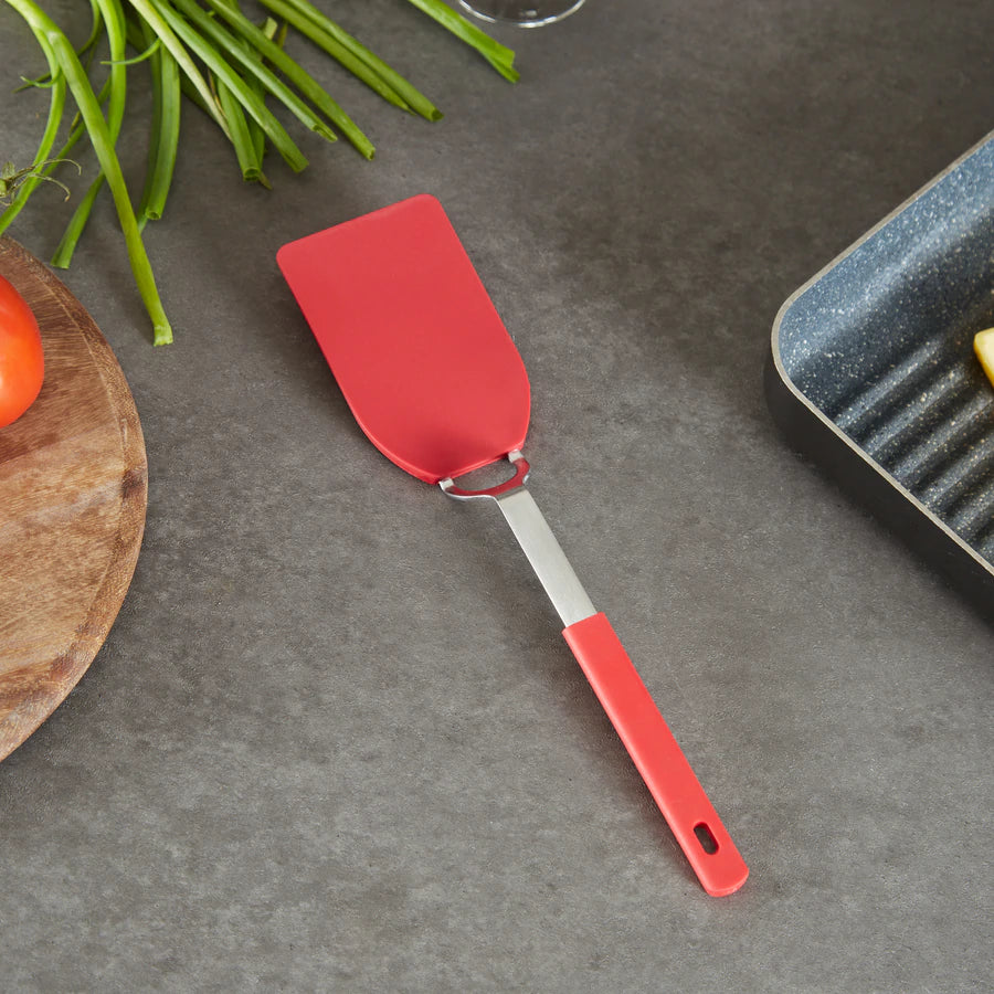 Medium Red Flexible Nylon Spatula