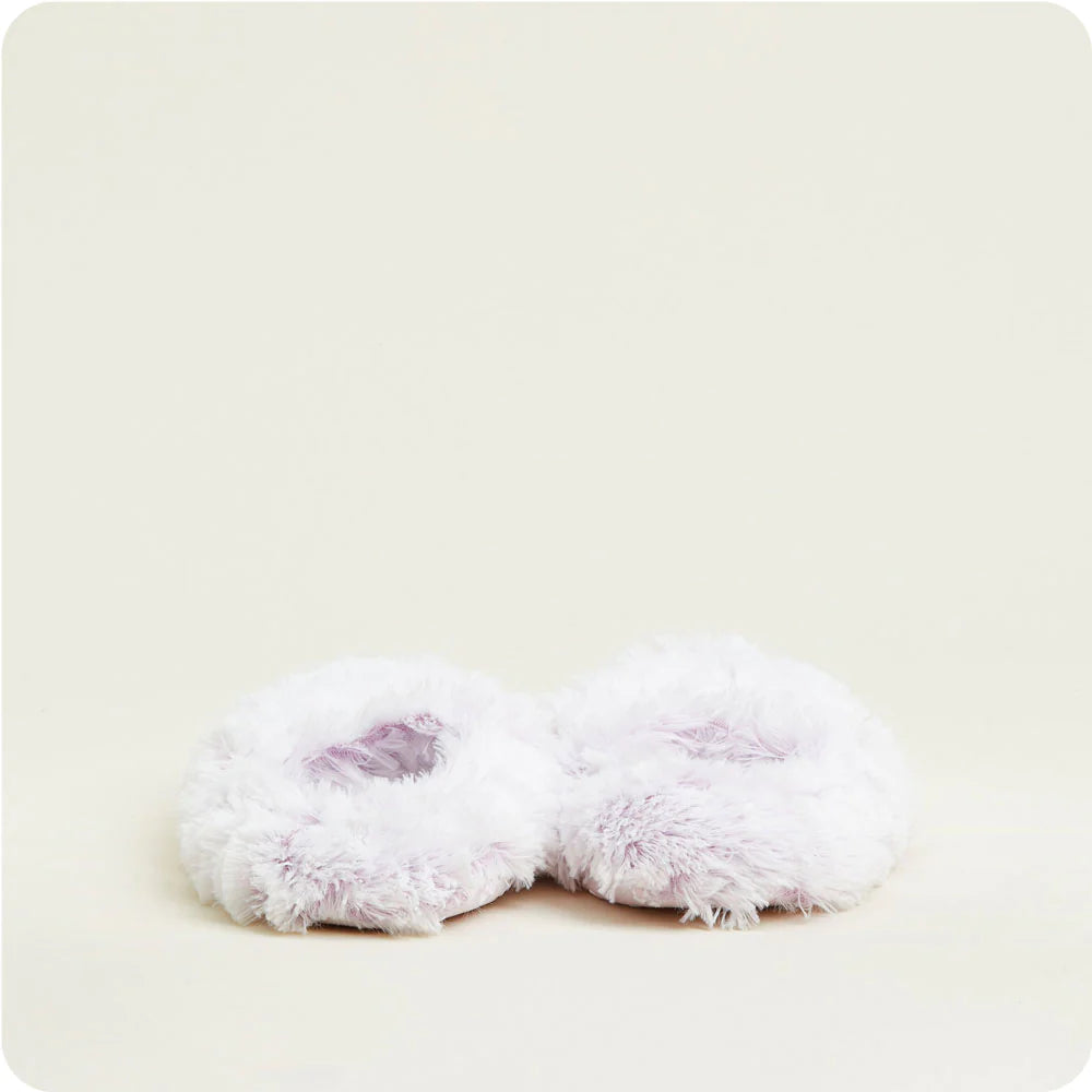 Marshmallow Lavender Warmies Slippers
