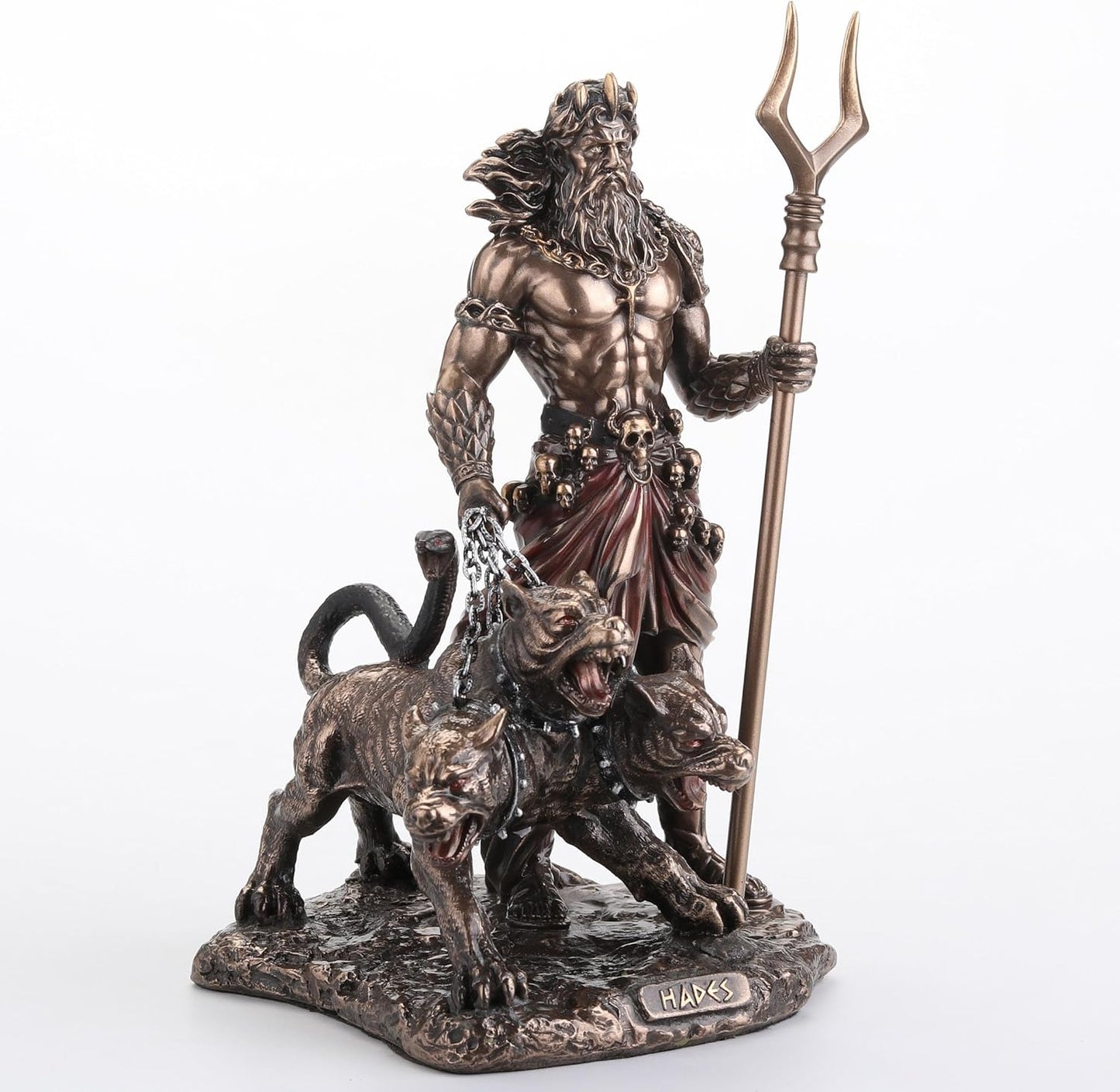 Hades Greek God Of The Underworld With Cerberus
