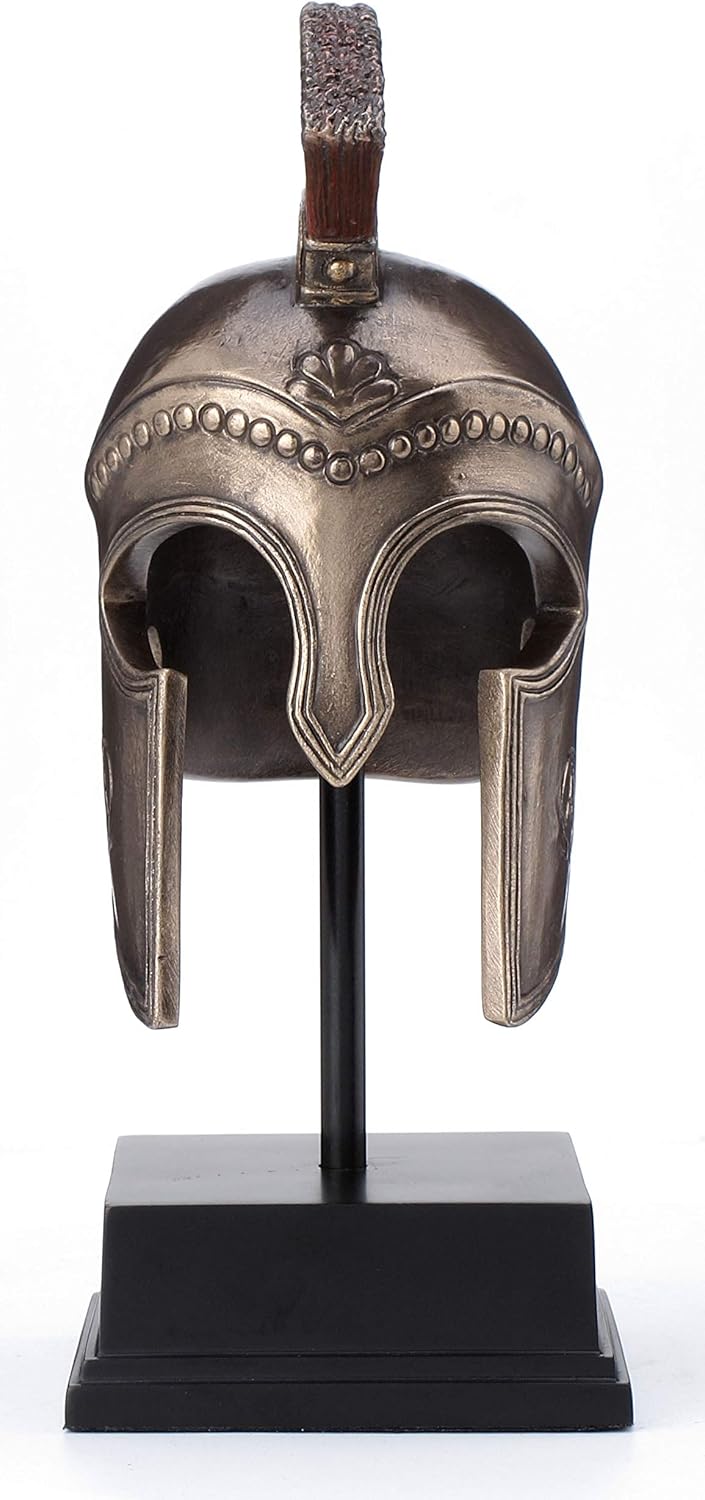 Greek Hoplite Helmet On Stand