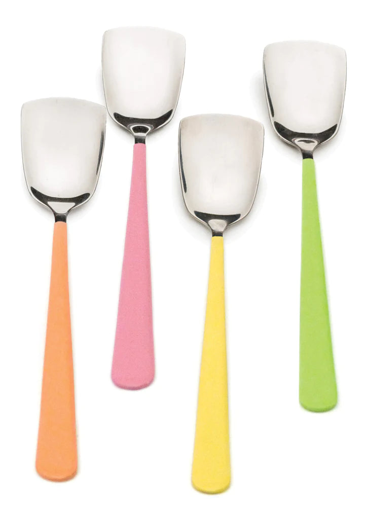 Ice Cream Spoons Set Of 4 Mixed Colors
