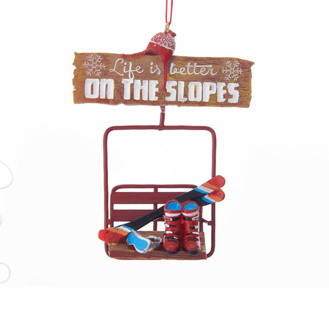 4.75'' Resin Ski Lift Hanging Ornament